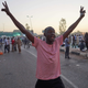 A protester in Khartoum this May after the military delayed ceding power again.
